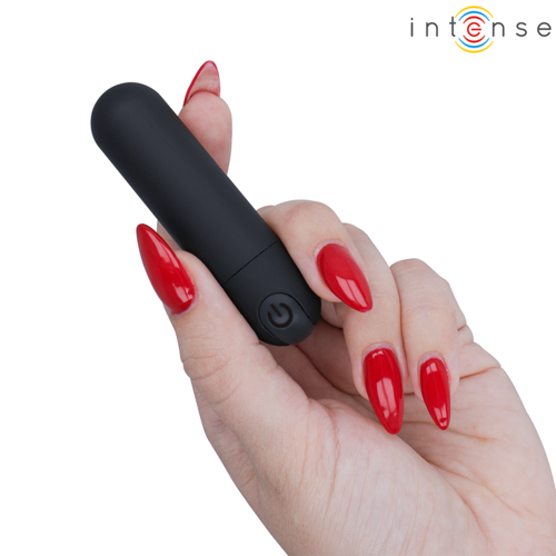 Mini Bala Vibradora Karen 10 Modos Recargable – Negro - Intense - 2