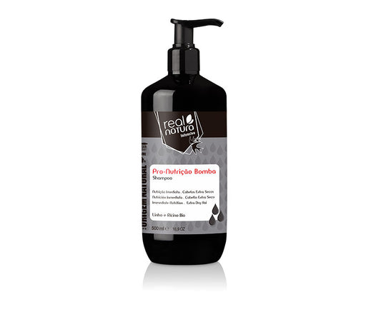 Champú Sem Sal para Nutrir el Cabello - Champô Sem Sal Pro-nutrição Bomba 500 ml - Real Natura - 1