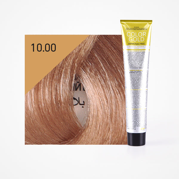 Tinte Color Gold sin amoniaco 100ml - Design Look : 10.00 Rubio Platino Intenso - 1