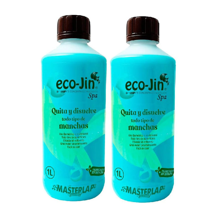 Limpiador multiusos concentrado Quitamanchas - Spa 2x1000ml - Eco-jin - 1