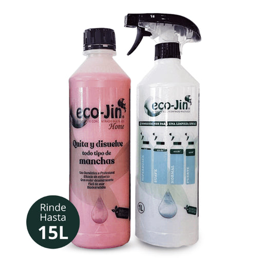 Limpiador Multiusos Concentrado y Quitamanchas con Difusor - Home 1000ml - Eco-jin - 1