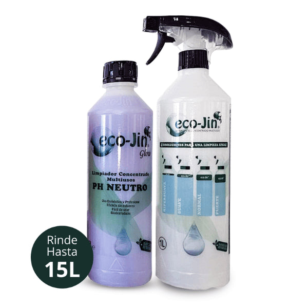 Limpiador Multiusos Premium Glow 1 Litro con Difusor - Eco-jin - 1