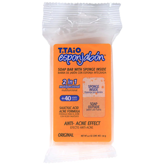 EsponJabón – Esponja + Jabón 2 en 1 – 120 gramos - T.taio : ANTI IMPERFECCIONES - 1