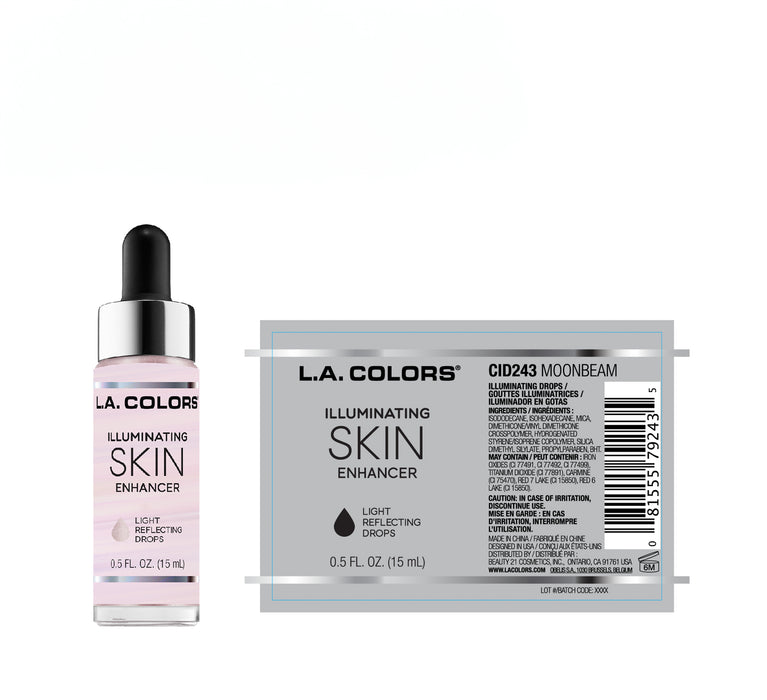 Iluminador Líquido Skin Enhancer - L.A. Colors : Moonbeam - 2