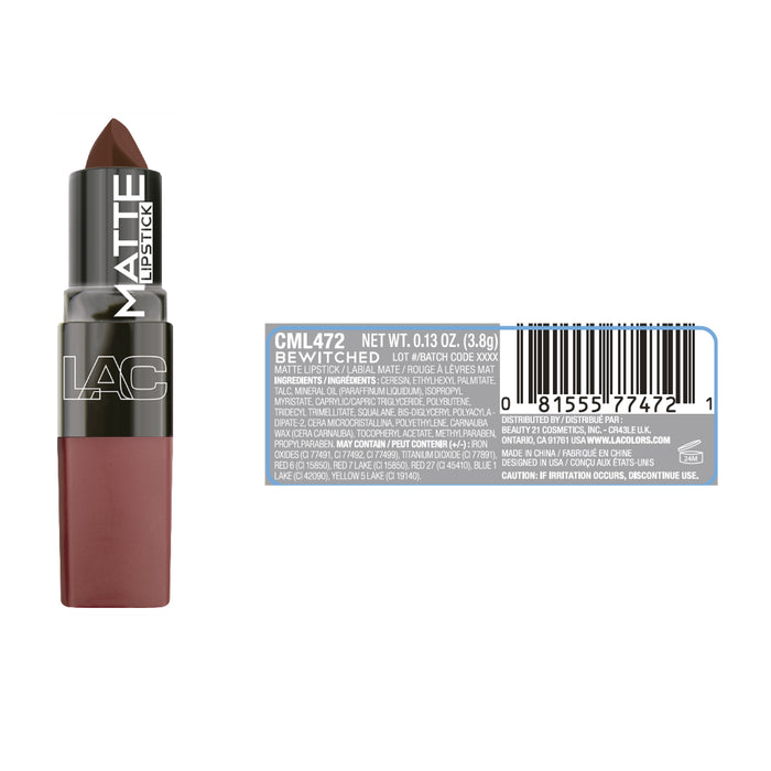 Barras de Labios Matte Lipstick - L.A. Colors : Bewitched - 2