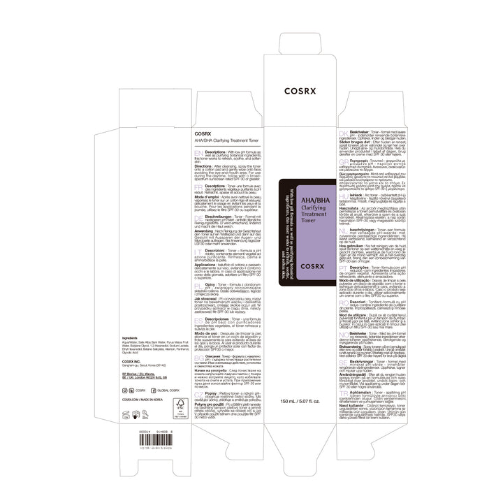 Tónico Facial Clarificante - 150 ml - Cosrx - 4