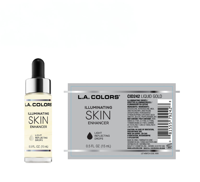 Iluminador Líquido Skin Enhancer - L.A. Colors : Liquid Gold - 2