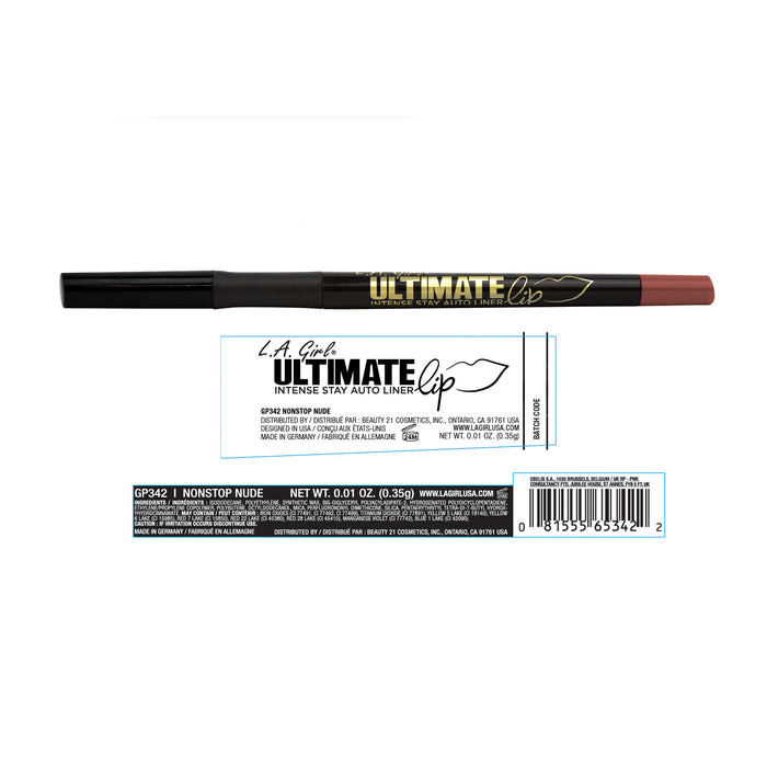Lápiz de Labios Automático - Ultimate Intense - L.A. Girl : Nonstop Nude - 2