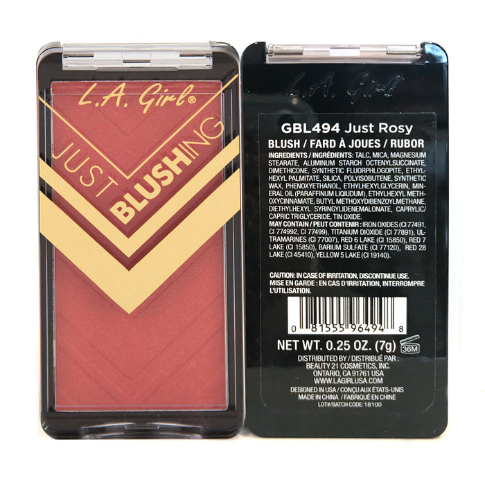 Colorete - Just Blushing - L.A. Girl : Just Rosy - 2