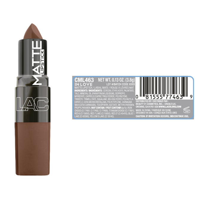 Barras de Labios Matte Lipstick - L.A. Colors : In Love - 2