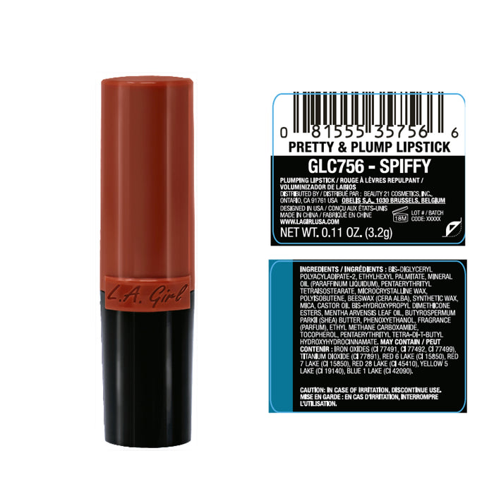 Barra de Labios Pretty & Plump - L.A. Girl : Spiffy - 2