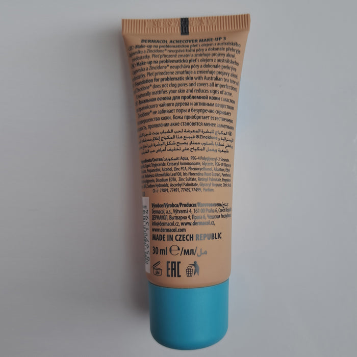 Base de Maquillaje Acnecover 30ml - Dermacol : 3 - 3