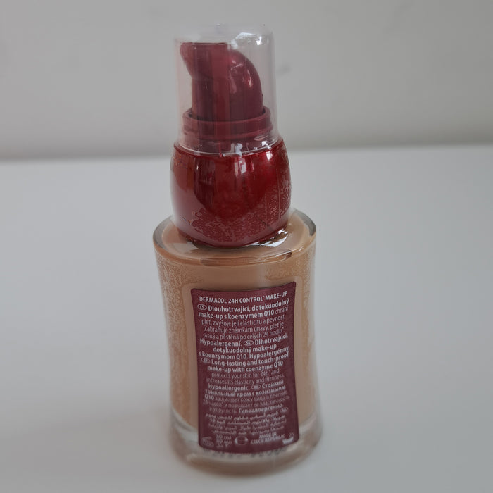 Maquillaje Larga Duración con Q10 - 24 H Control Long Lasting - Dermacol : Base de maquillaje 24h control long lasting - 03 - 4