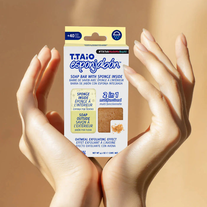 EsponJabón – Esponja + Jabón 2 en 1 – 120 gramos - T.taio : Avena - 4