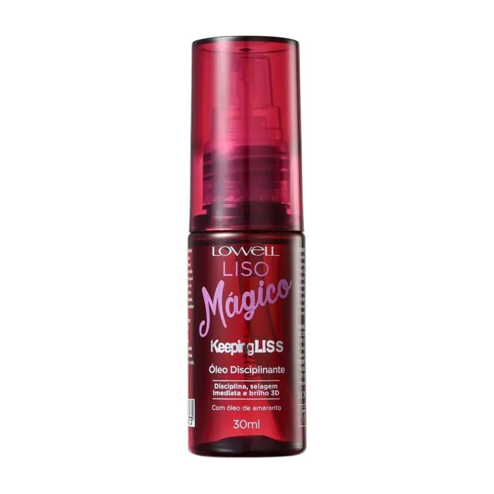 Aceite Capilar Disciplinante - Keeping Liss - Liso Mágico - 30ml - Lowell - 1