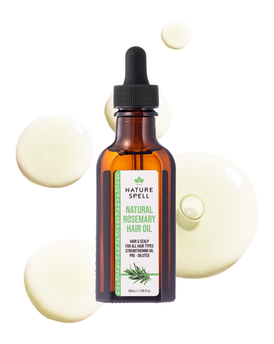 Travel Size Rosemary Oil for Hair - 50ml - Nature Spell - 1