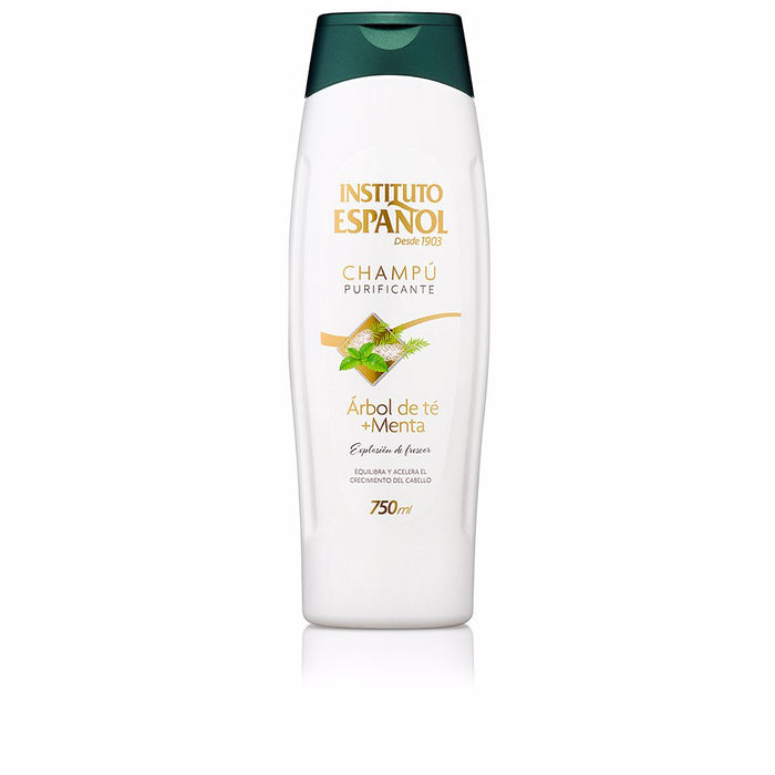 Champú Purificante Árbol de Té + Menta 750 ml - Instituto Español - 1