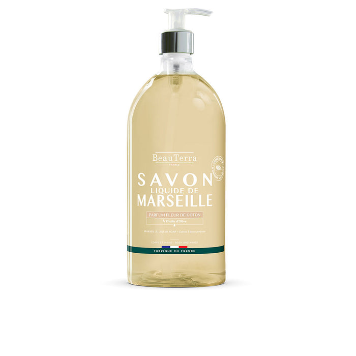 Jabón Flor de Algodón Marseille 1000ml - Beauterra - 1