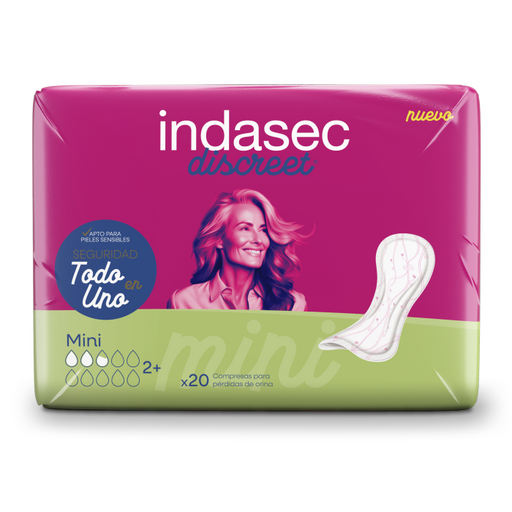 Compresas Mini 20 Uds - Indasec - 1