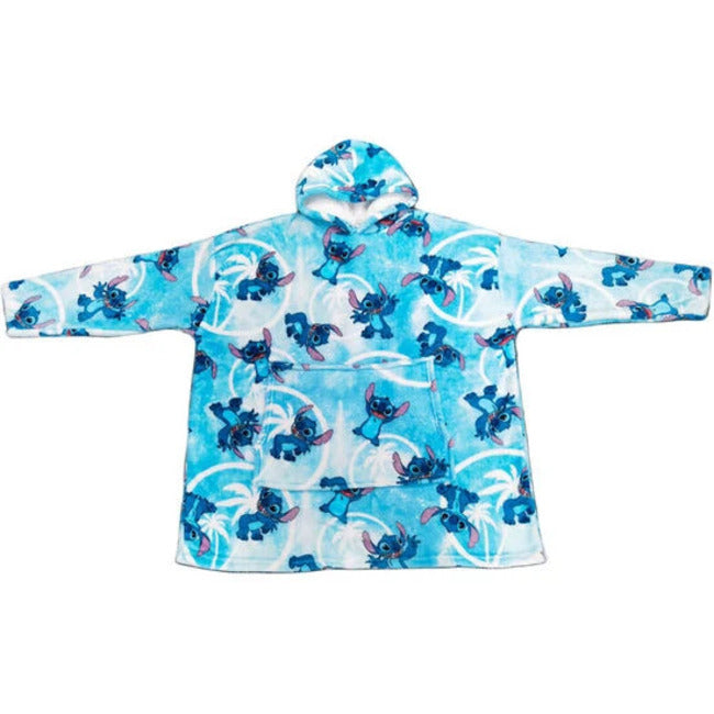 Bata Sudadera Oversize Stitch Disney Coral Adulto - Disney - 1