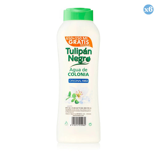 Pack 6x - AGUA DE COLONIA TN ORIGINAL 1953 800 ML - Tulipan Negro - 1