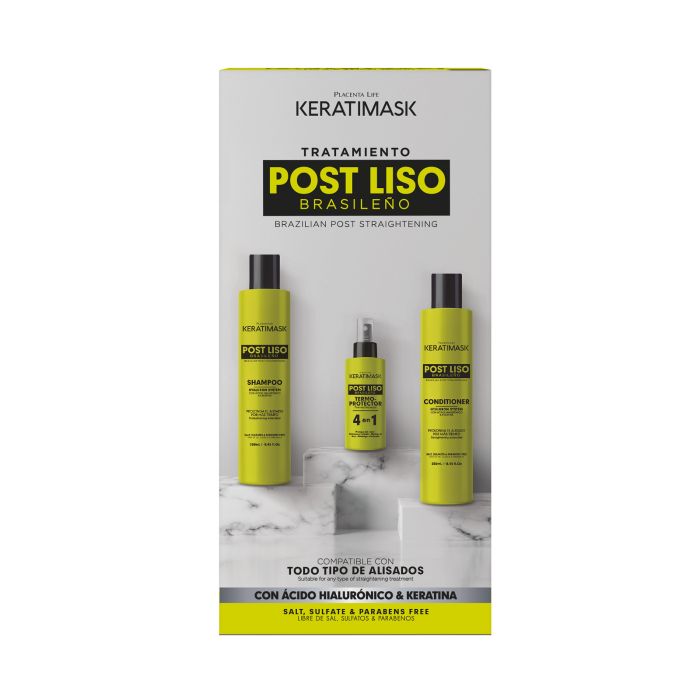 Tratamiento Post Alisado Brasileño Keratimask - Be Natural - 1