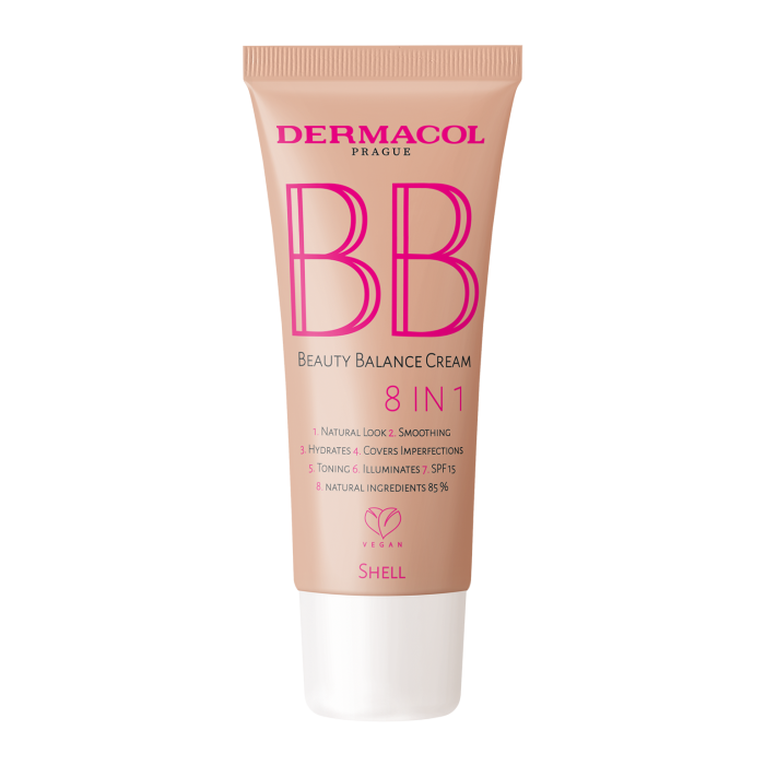 BB Cream Beauty Balance 8 en 1 30ml - Dermacol : 03 Shell - 1