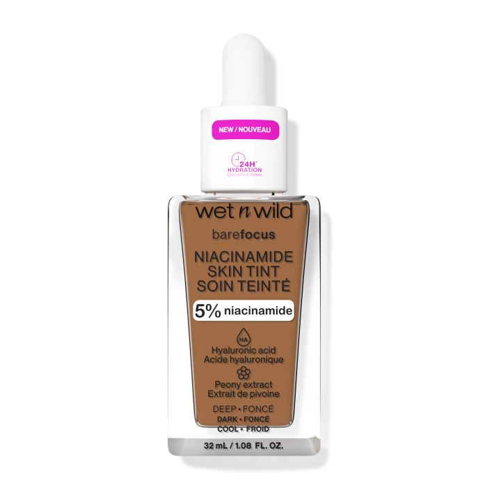 Base de Maquillaje Bare Focus Niacinamide Skin Tint - Wet N Wild : Deep - 1
