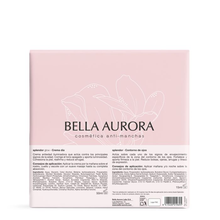 Pack Splendor Glow + Contorno de Ojos - Bella Aurora - 4