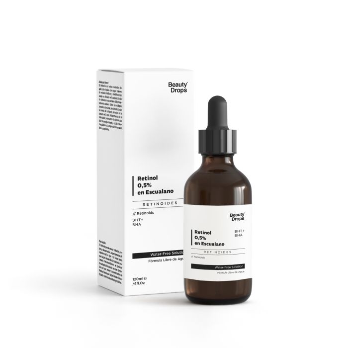 Retinol 0,5% en Escualano Xl 120 ml - Beauty Drops - 1
