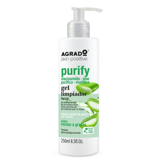 Gel Limpiador Facial Purify 250ml - Agrado - 1