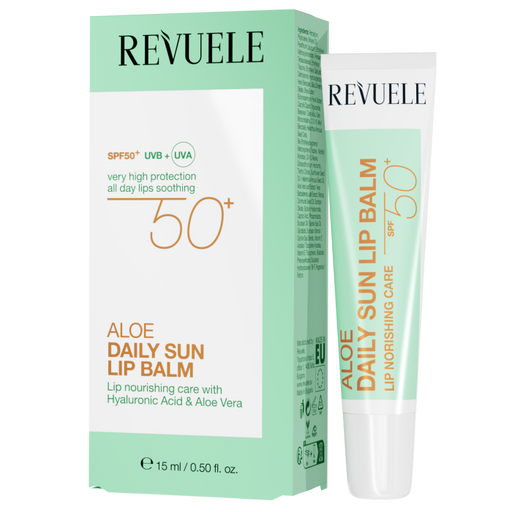 Daily Sun Bálsamo Labial con Aloe Vera Spf50+ 15 ml - Revuele - 1