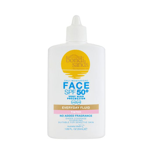 Fluido Facial con Color y sin Fragancias Spf50+ 50 ml - Bondi Sands - 1