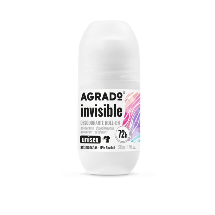 Desodorante Antitranspirante Roll-on Invisible 50 ml - Agrado - 1
