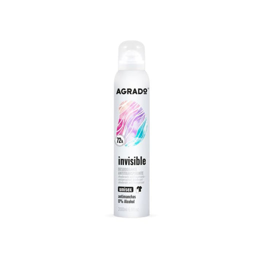 Desodorante Spray Antitranspirante Invisible 200ml - Agrado - 1