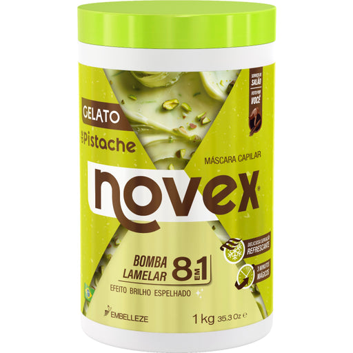 Mascarilla Capilar con Pistacho Efecto Brillo 1000ml - Novex - 1