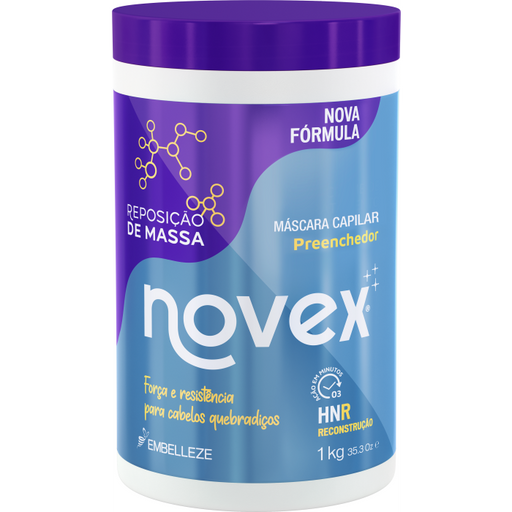 Mascarilla Capilar de Relleno Fuerza y Resistencia 1000ml - Novex - 1