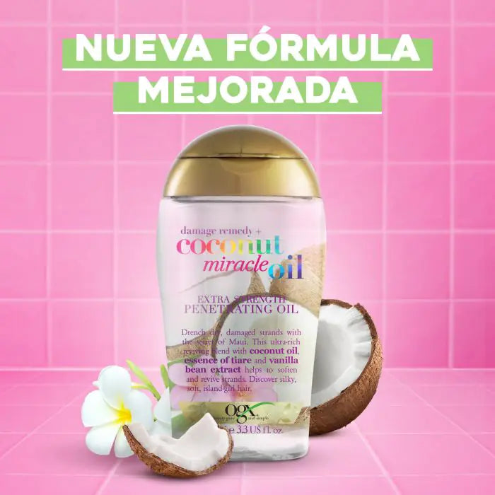 Coconut Miracle Oil Aceite de Coco Penetrante Reparador 100 ml - Ogx - 7