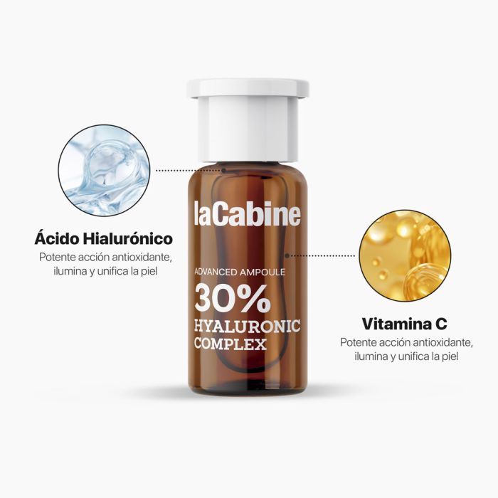 Ampolla Advanced 30% Hyaluronic Complex + Vitamina C 2ml - La Cabine - 2