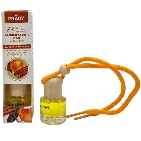 Ambientador de Coche 6ml - Prady : Canela y Naranja - 1
