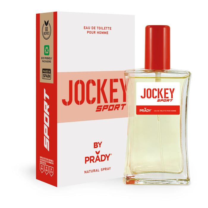 Colonia Jockey Sport Homme Rojo y Blanco 90 ml - Prady - 1
