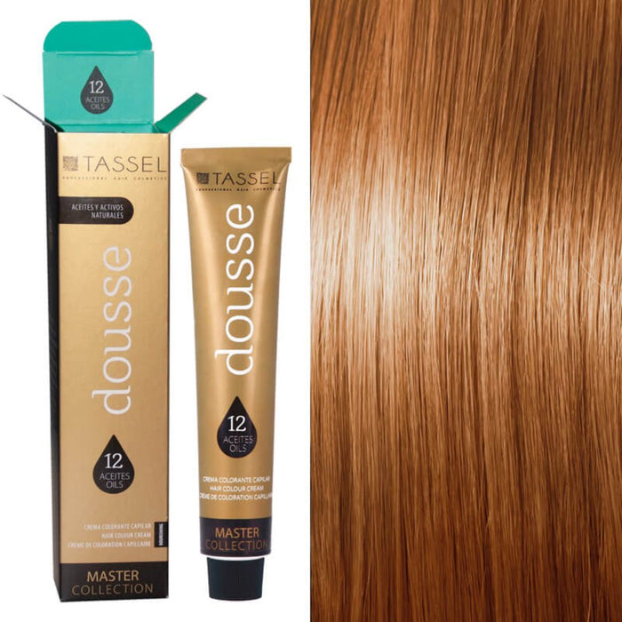 Tinte Tassel Dousse 100ml - Tassel : 6.34 - RUBIO OSCURO DORADO COBRIZO - 1