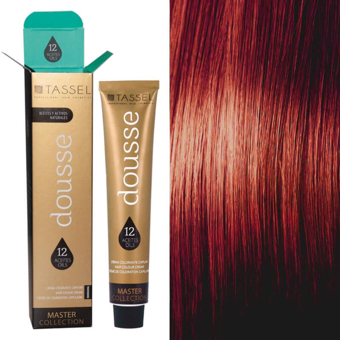 Tinte Tassel Dousse 100ml - Tassel : 5.55 - CASTAÑO CLARO ROJO INTENSO - 1