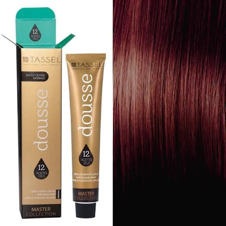 Tinte Tassel Dousse 100ml - Tassel : 5.56 - CASTAÑO CLARO ROJO VIOLETA - 1