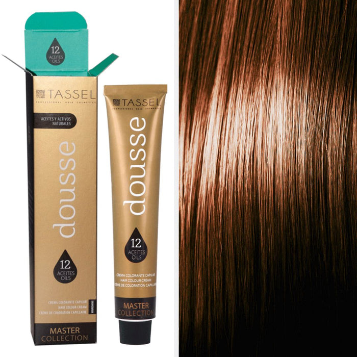 Tinte Tassel Dousse 100ml - Tassel : 6.84 - RUBIO OSCURO MARRON COBRE - 1