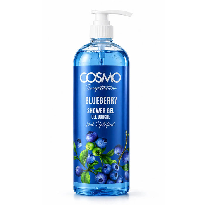 Body Care Temptation Shower Gel  Blueberry  1000ml Men - Cosmo - 1