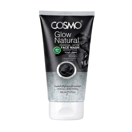 Face Care Charcoal Glow Natural Face Wash  150ml  - Cosmo - 1