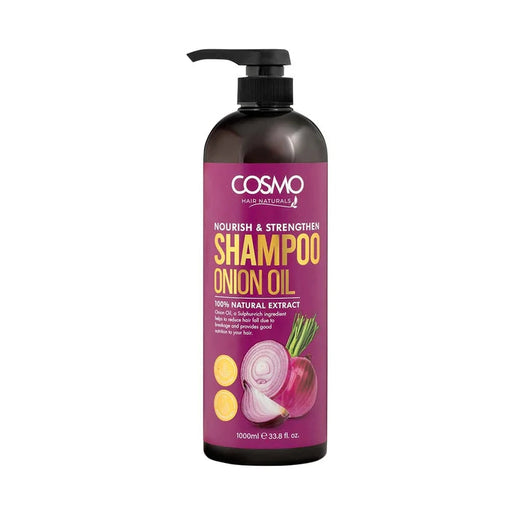 Hair Care Nourish and Strengthen Onion Oil Shampoo 100% Natural Extract 1000ml - Cosmo - 1