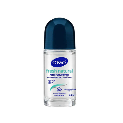 Roll on Antiperspirant Fresh Natural No Alcohol Roll on 60ml - Cosmo - 1