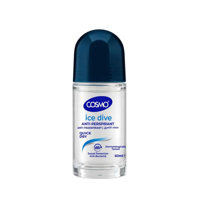Roll on Antiperspirant Ice Dive Quick Dry Roll on 60ml - Cosmo - 1